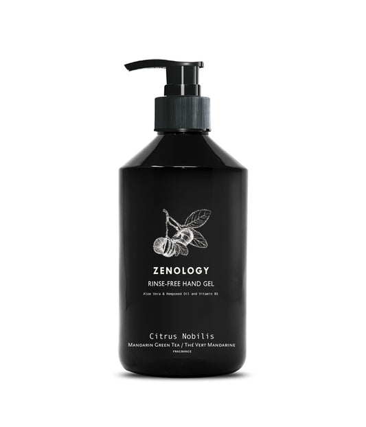 Mandarin Green Tea Rinse-Free Hand Gel By Zenology Brand in Dubai